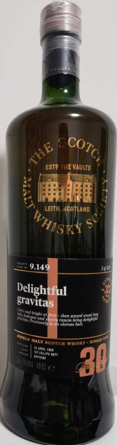 格兰冠1988 SMWS 9.149单一麦芽威士忌-资料图