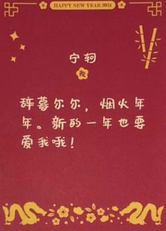 宁轲 24新年祝福签