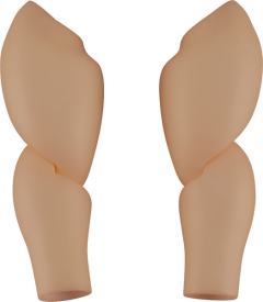 粘土人Doll 腿部零件:粗 古铜色-资料图
