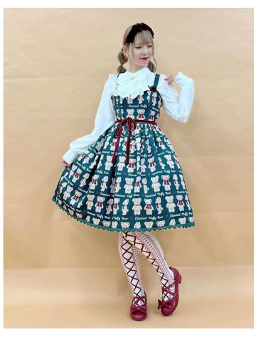 装饰小熊印花 JSK