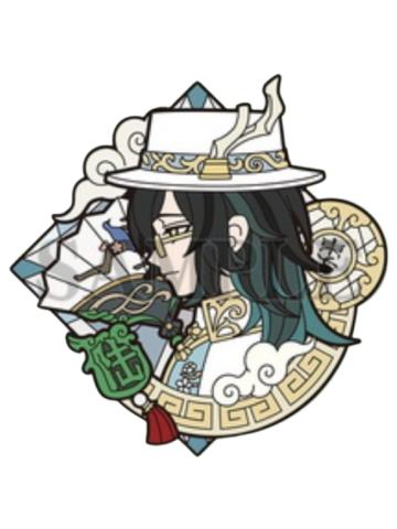 谢必安(《真理之下》 六周年纪念角色金属徽章套装)-《真理之下——东方的麒麟》礼盒