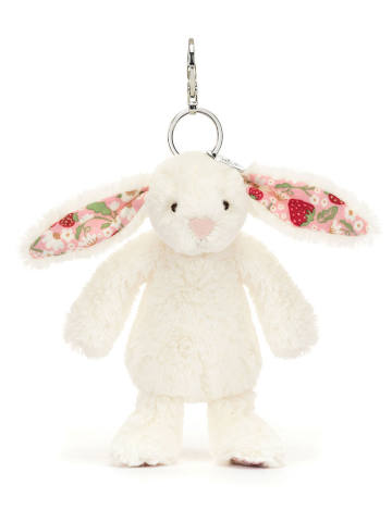 Blossom Cream Bunny 'Berry' Bag Charm