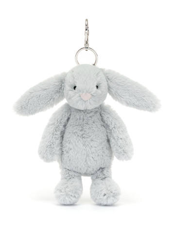 Bashful Silver Bunny Bag Charm