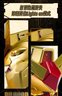 BN HEAD Collection RX-78-2 GUNDAM 元祖高达大尺寸头部模型摆件 金色-资料图