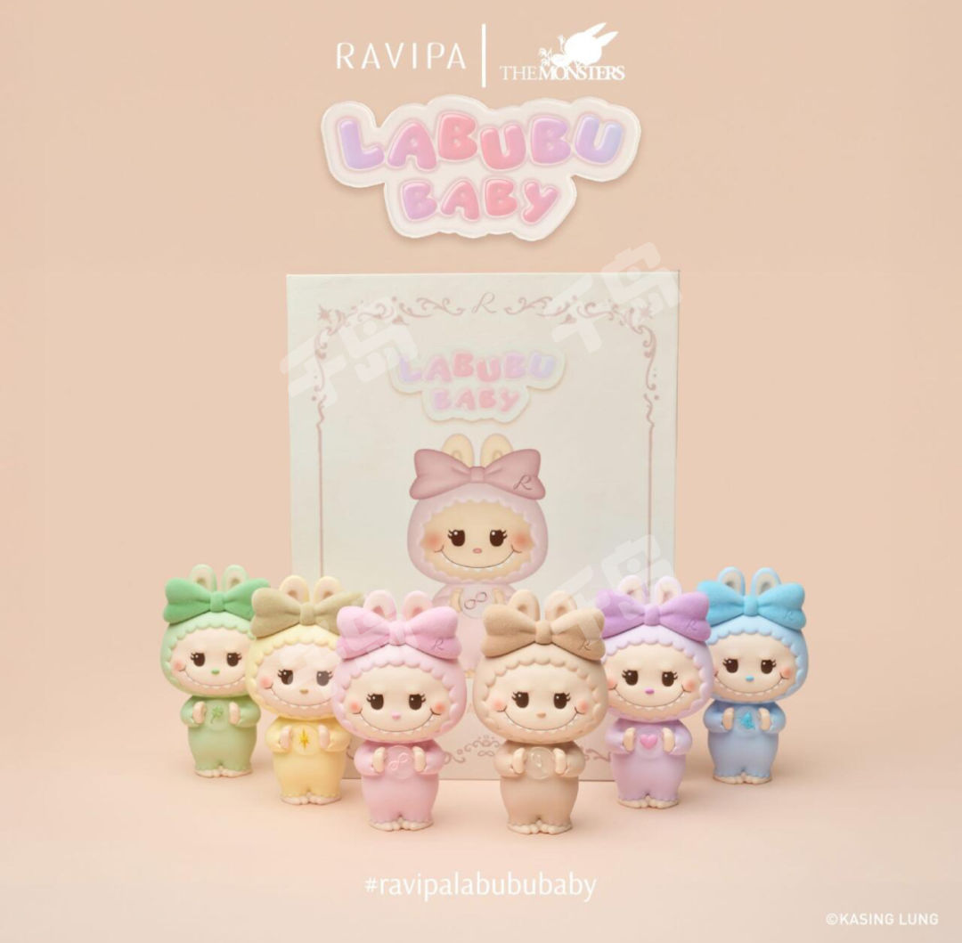 labububaby RAVIPA × labububaby コラボ RAVIPA X LABUBU BABY联名系列| THE MONSTERS - MOKOKO - 手办- 大娃｜千岛