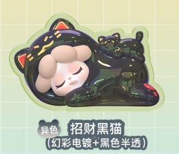 招财黑猫-异色