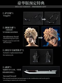 GAMETOYS 克劳德·斯特莱夫&芬里尔狼 豪华版-资料图