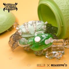 水产箱系列 010 招潮蟹 薄荷绿-资料图