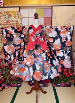 ねこ助合作款 凉风金鱼猫 系列 JSK-资料图