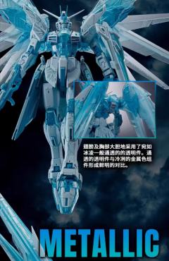 MG ZGMF-X10A 自由高达 Ver.2.0 [交叉对比色/ 透明蓝]-资料图