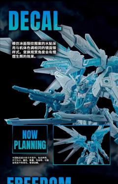MG ZGMF-X10A 自由高达 Ver.2.0 [交叉对比色/ 透明蓝]-资料图