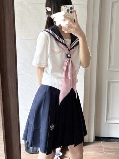 夏季收腰版型·水手服套装-资料图