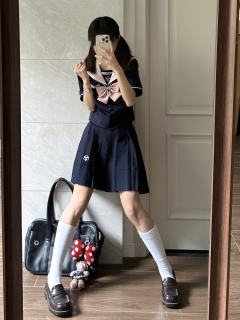夏季收腰版型·水手服套装-资料图