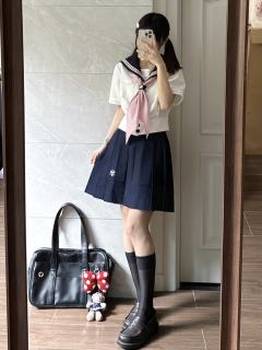 夏季收腰版型·水手服套装-资料图