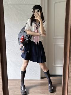 夏季收腰版型·水手服套装-资料图