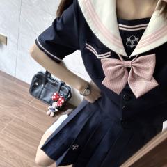夏季收腰版型·水手服套装-资料图
