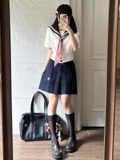 夏季收腰版型·水手服套装-资料图