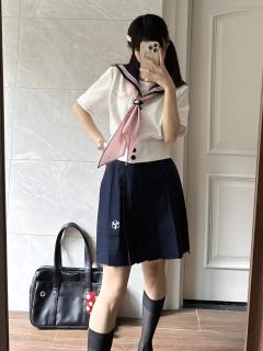 夏季收腰版型·水手服套装-资料图