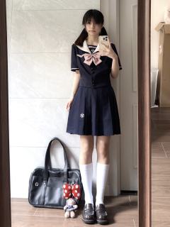 夏季收腰版型·水手服套装-资料图