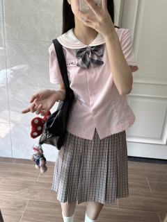 圆圆·水手领衬衫-资料图