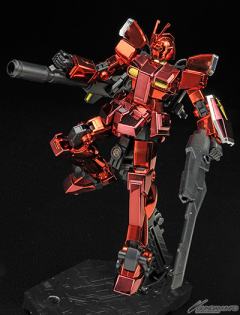 HGBF PF-78-3A 惊异红战士 电镀版-资料图