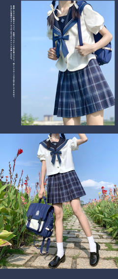 泡泡袖水手服-资料图