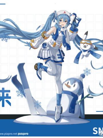 初音未来系列拼装模型 雪未来